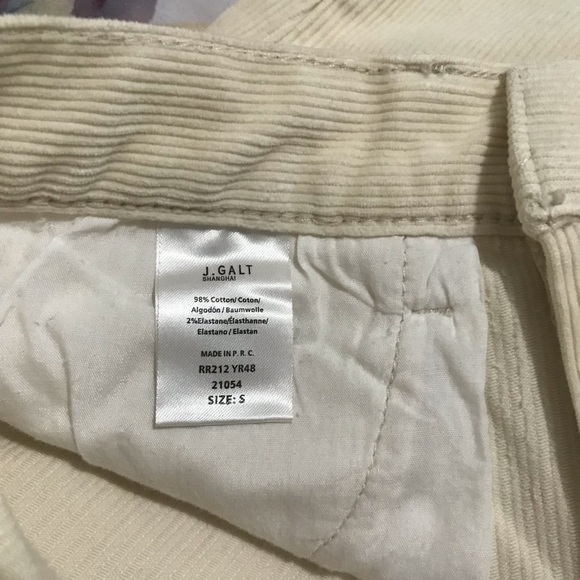 John Galt Brandy Melville Brielle Corduroy Pants Mid Rise - Picture 4 of 4